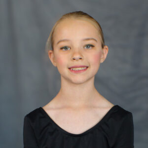abby girl with ballet bun