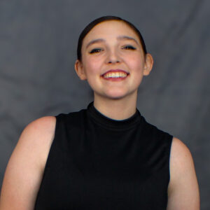 kailyn Girl wearing full dance makeup